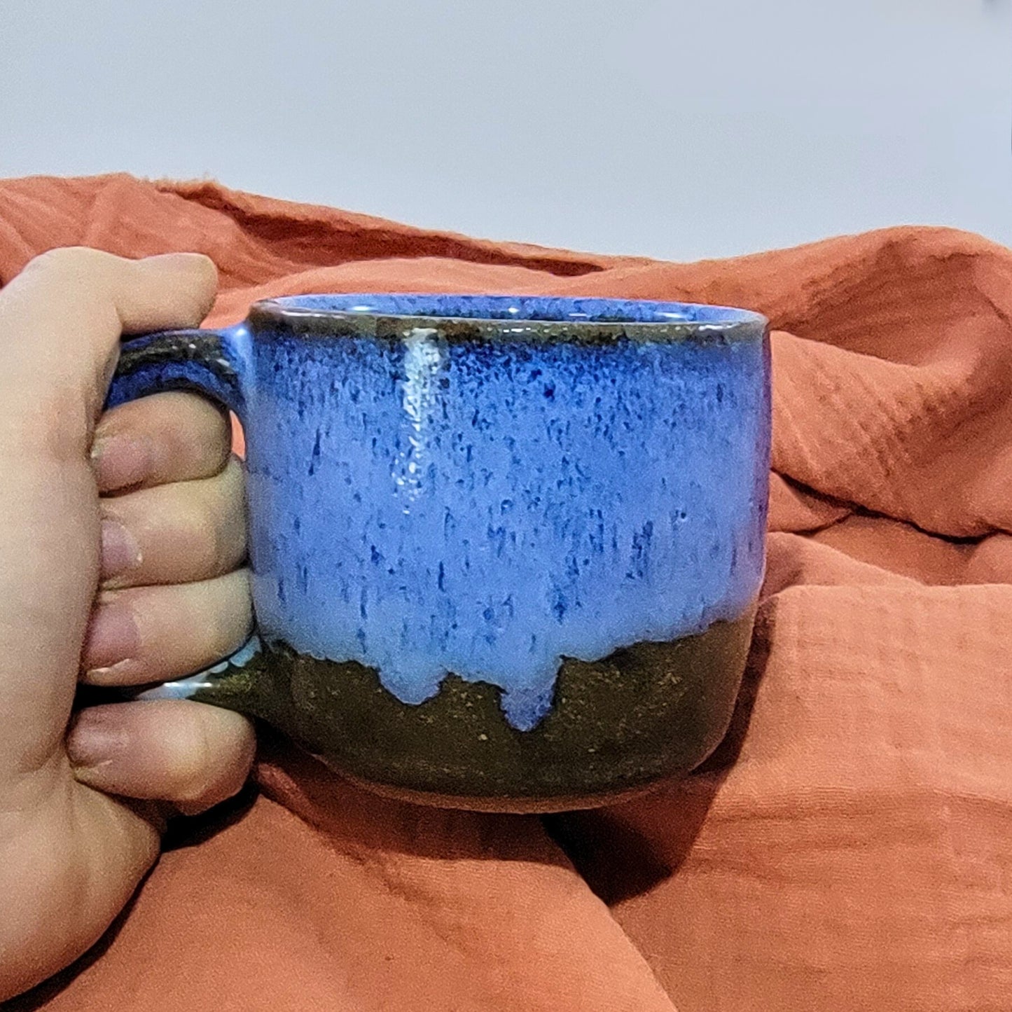 Blue Drip Mug