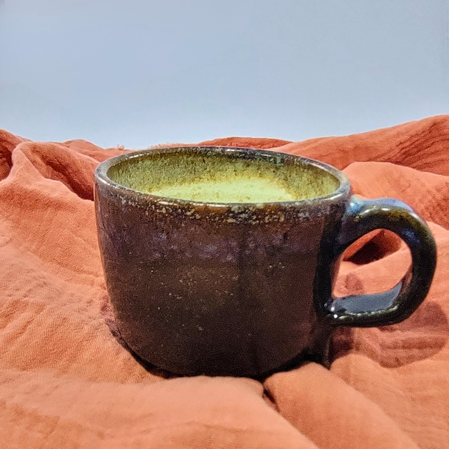 Dark coffee cup